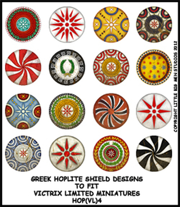 greek hoplite shield patterns